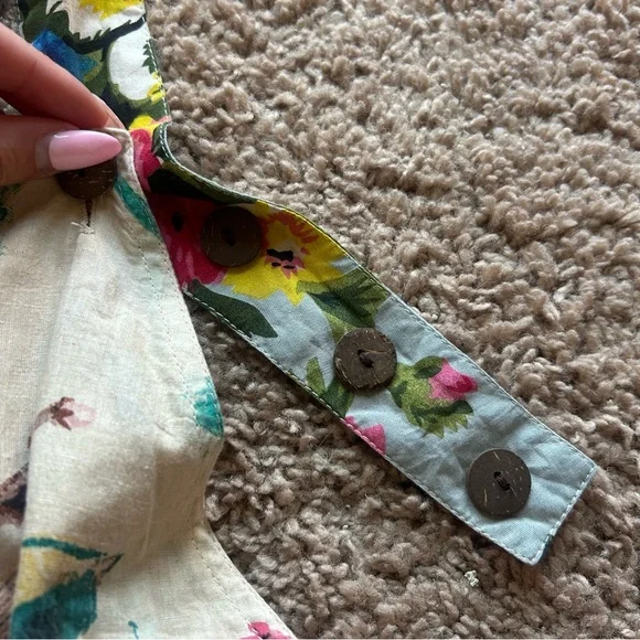 Bohemian Patchwork Wide-Leg Jumpsuit - Multicolor blue sky size xl - Picture 4 of 5